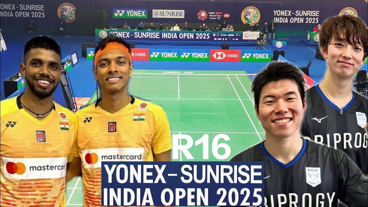 CHIRAG SHETTY/SATWIKSAIRAJ V/S KENYA/HIROKI OKAMURA YONEX-SUNRISE INDIA OPEN 2025 R16