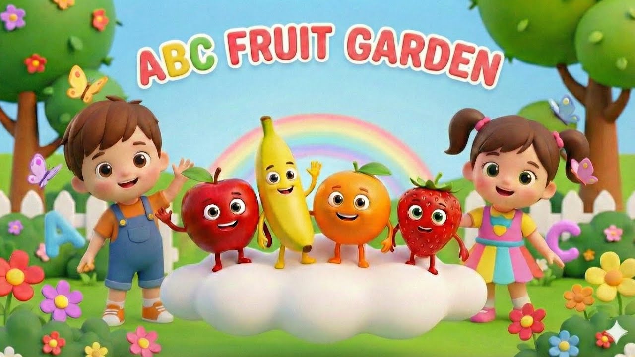 ABC Song for Kids | Learn Alphabets with Fun Fruits #kidslearning #toddlerlearning #preschool #abcd
