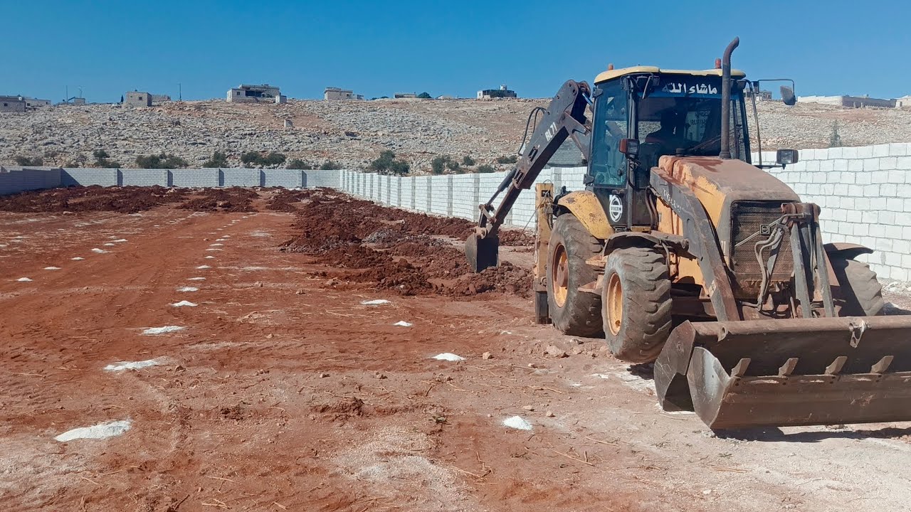 حفر جور سجر الزيتون لودر حفار فولفو VOLVO BL71 2005 أمجد الديبو ابو الجود