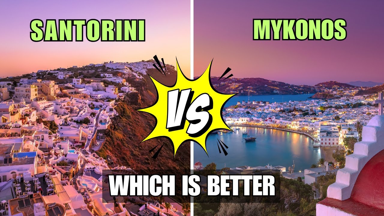 Santorini vs Mykonos 🇬🇷 | Which Greek Island Should You Visit in 2026? 🏝️
