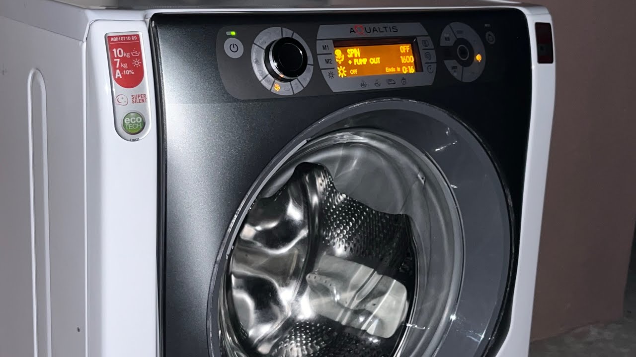 Hotpoint Ariston Aqualtis AQD1071D 69 EU/A - Spin Only 1600rpm (Full Cycle)