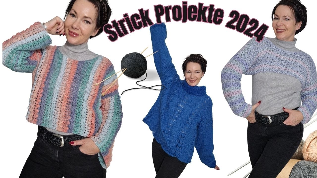NEUANFANG I Alle STRICKPROJEKTE aus 2024 und 2023 von Ilo I Stricken - Nähen I Profi