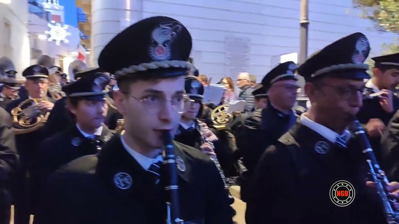 Marcia Ligonziana Banda di Francavilla 4/5/24 Noci Processione di Maria della croce