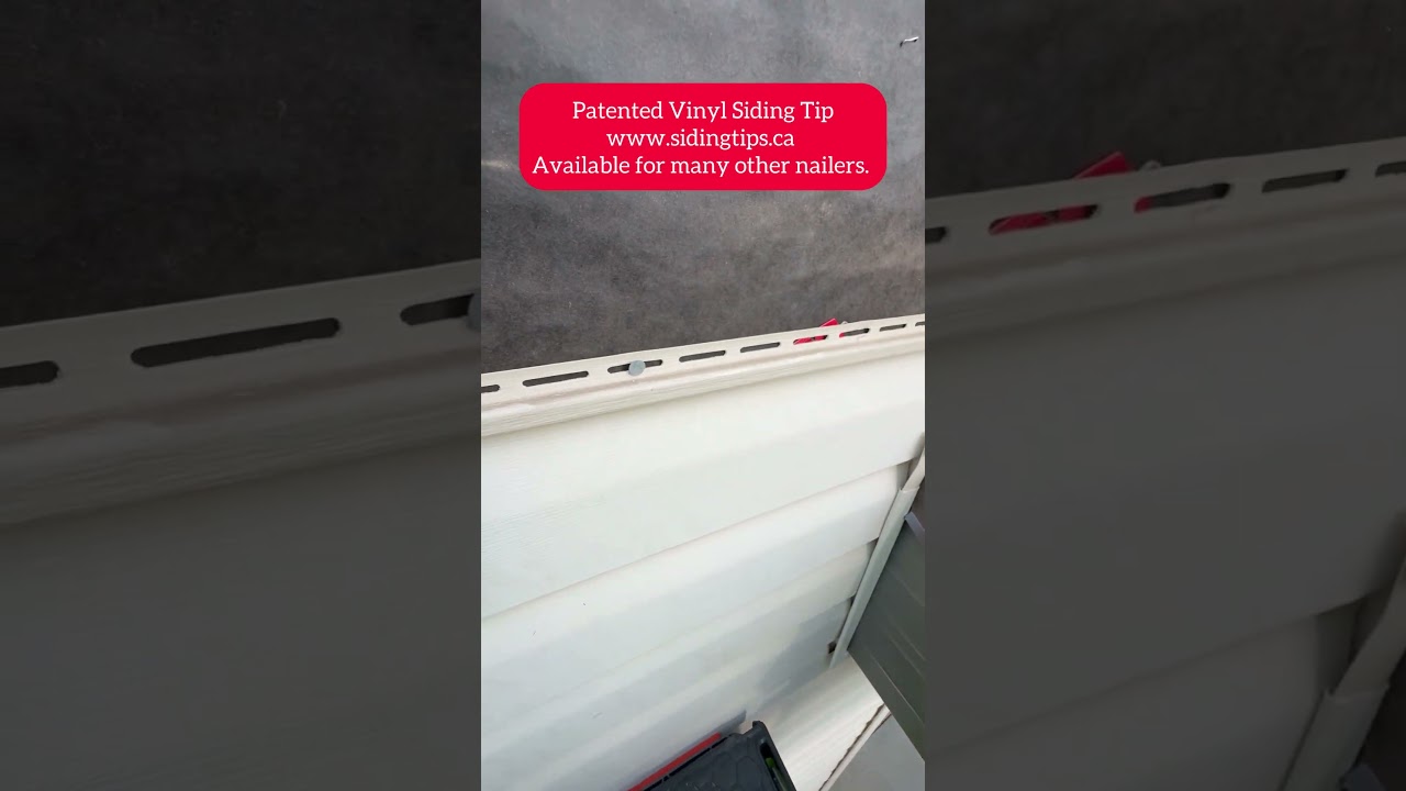 Upgraded vinyl siding adapter for Milwaukee cordless roofing nailer