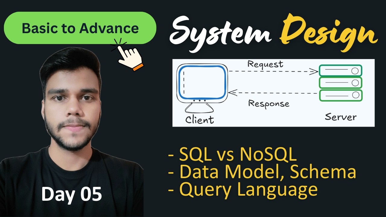 SQL vs NoSQL Explained | Data Model, Transactions with Real Examples | System Design (Day05)