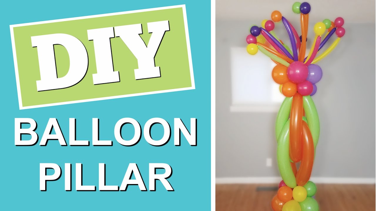 DIY Balloon Column with Spray