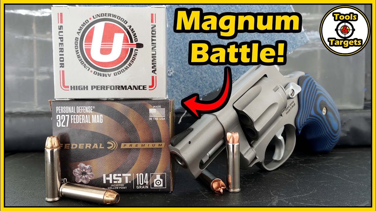 Битва ЛУЧШИХ!... Тест патронов для самообороны HST против Xtreme Defender 327 Magnum!