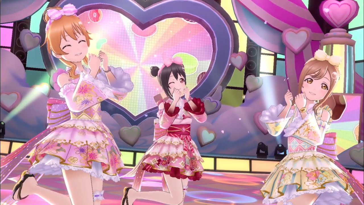 sweet&sweet holiday MV ft. Steam Maiden Hanamaru, Nico, and Kanata - SIFAS - Love Live! ALLSTARS