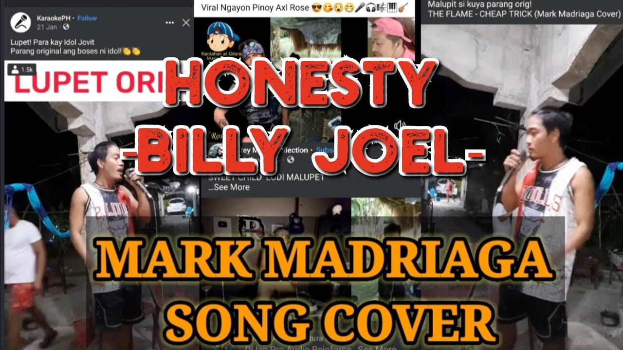 HONESTY - BILLY JOEL - MARK MADRIAGA COVER