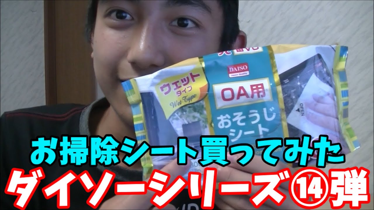 【DAISO】ダイソーシリーズ⑭弾/お掃除シート買ってみた！