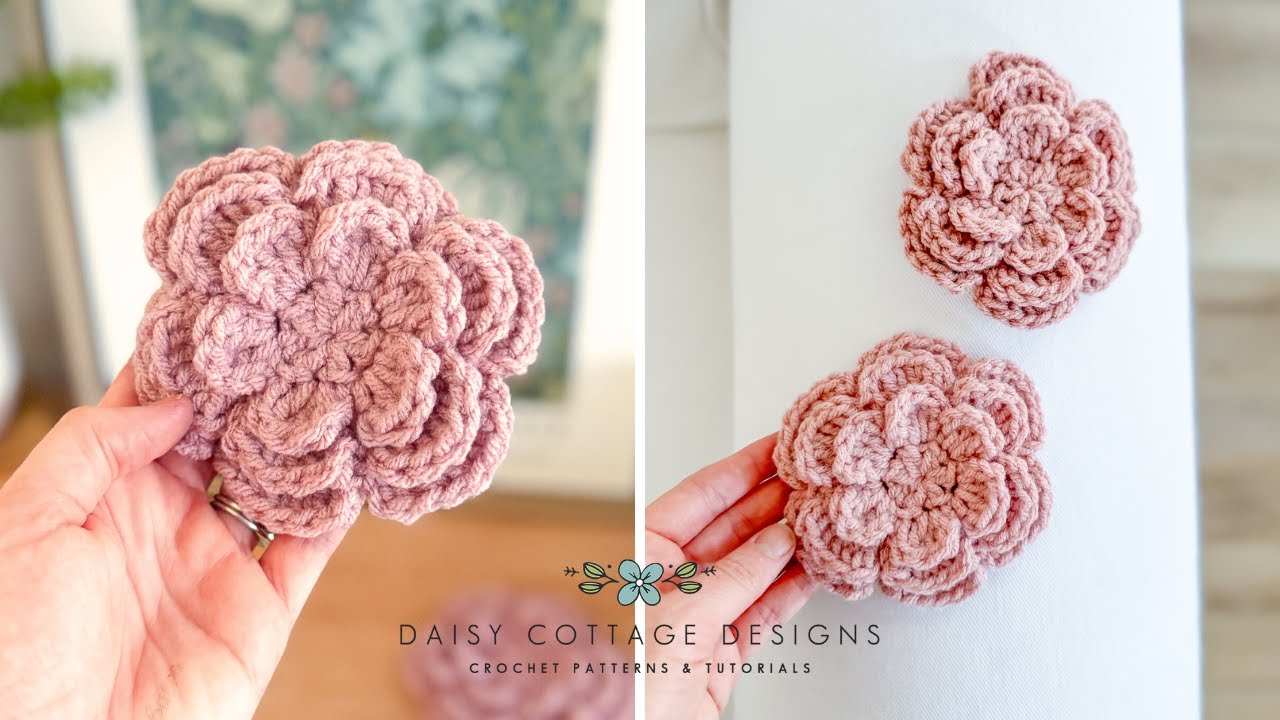 How to Crochet a Large Flower