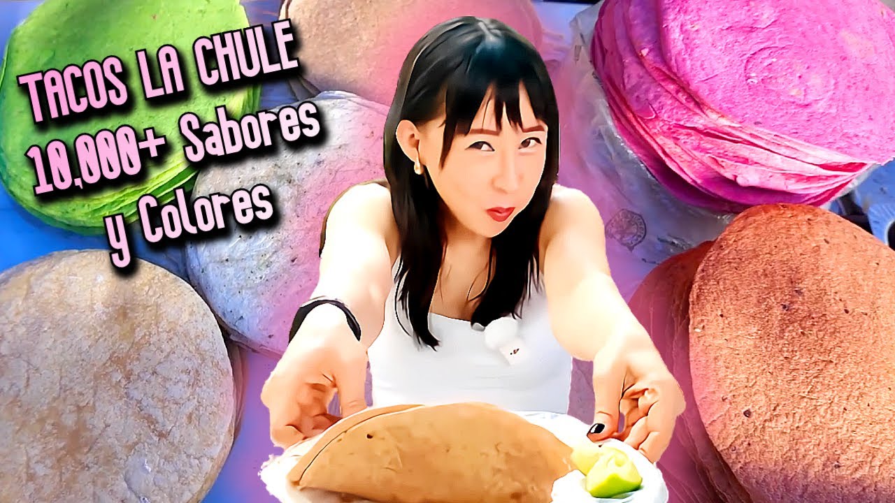 Los Mejores Tacos Callejeros con Tortillas de Colores y Sabores Únicos | CDMX Street Food 🌈🌮