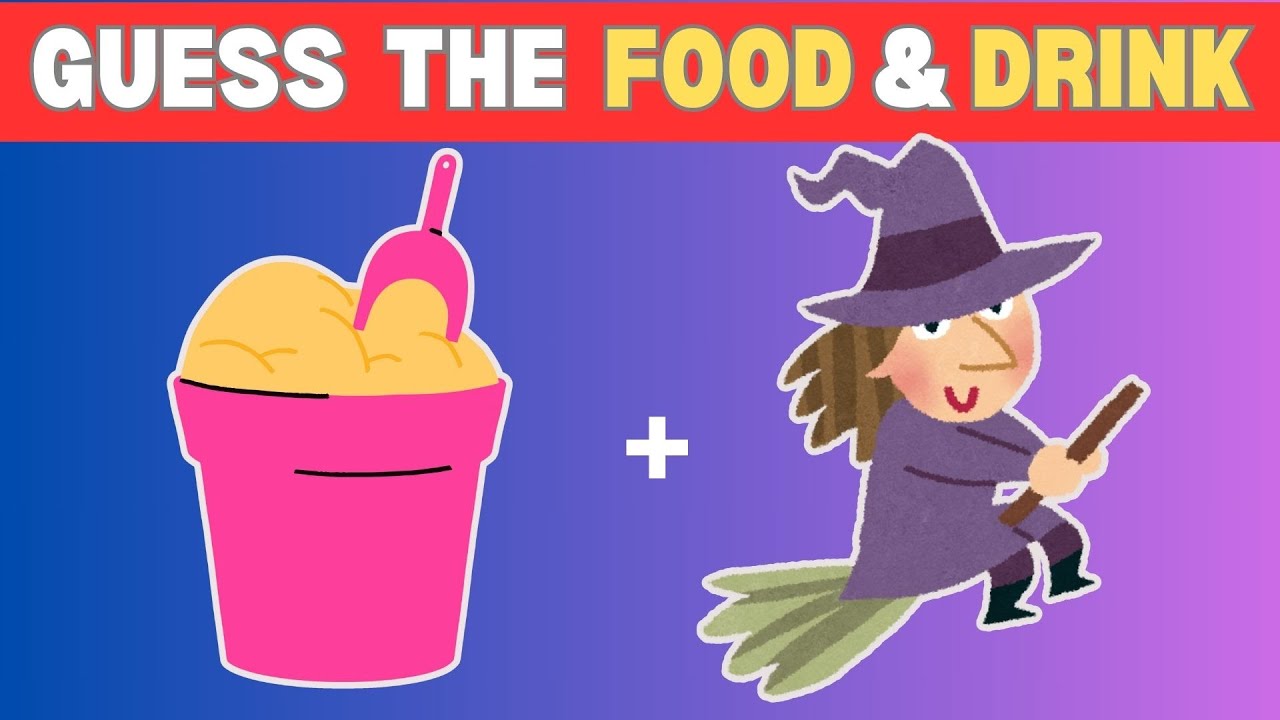 GUESS THE FOOD AND DRINK BY EMOJI | FUN QUIZ 🥩🍕🥯 QUIZ WHIZ!