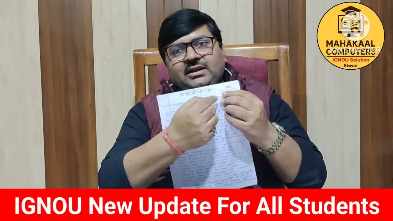 IGNOU 05 Most Urgent Updates for all Students || February 7, 2026