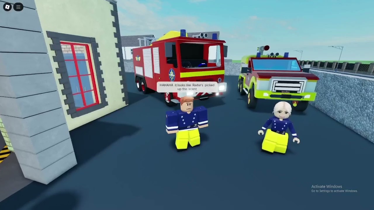 Roblox Fireman sam | Hot & Cold Running Sniffer Dog / series 6 spisode 2