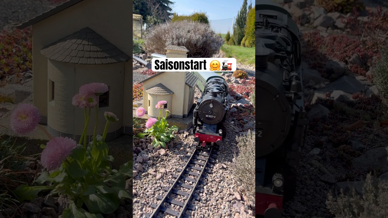 Saisonstart 2026🤗🚂 #garten #gartenbahn #gardenrailway #garden #gardenrailroad #spurg #piko