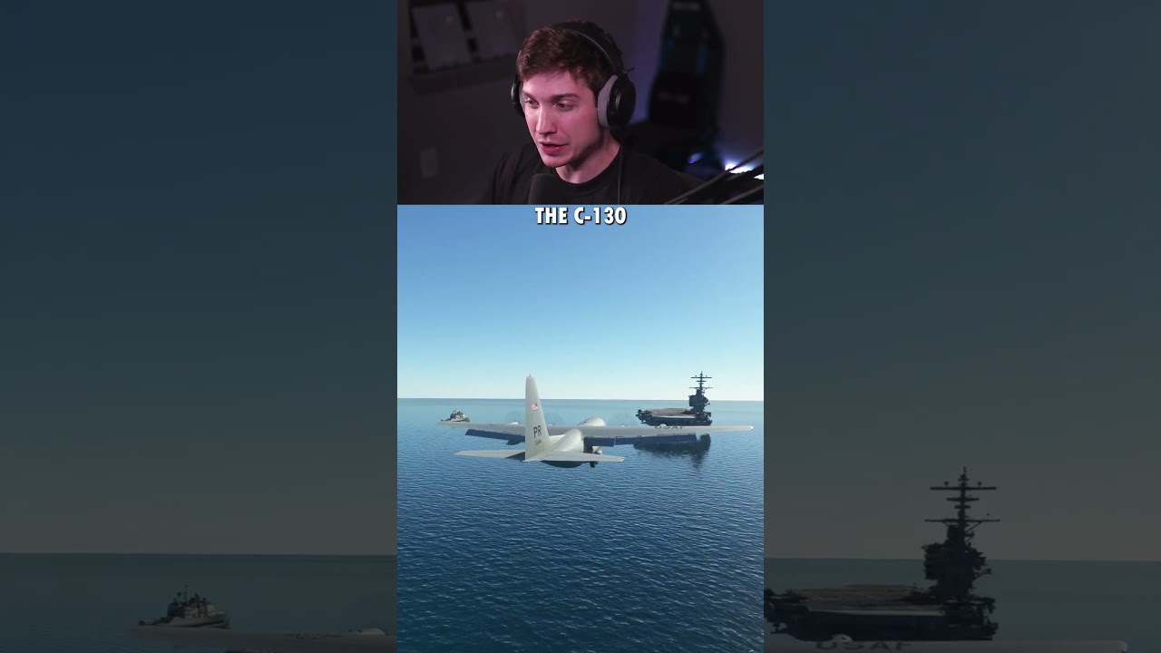 Biggest Military Planes Landing on Aircraft Carrier