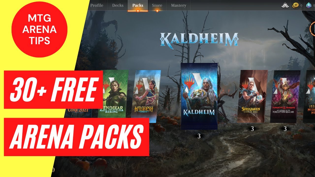 Free Codes! Get 30+ Packs on MTG Arena To Kickstart Your Collection - Magic: The Gathering