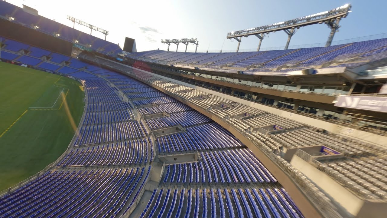 Ravens' Roost: Epic FPV Drone Flight at M&T Bank Stadium!