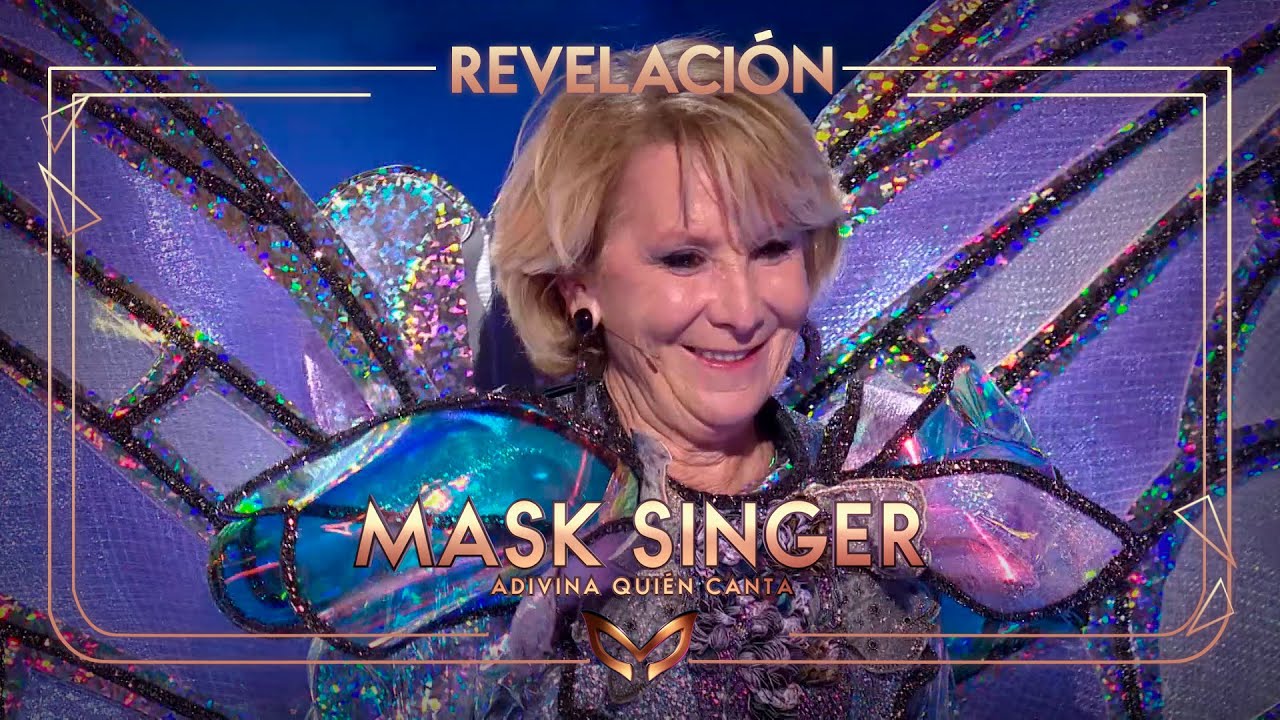 Esperanza Aguirre, desenmascarada como La Mariposa | Mask singer: Adivina quién canta