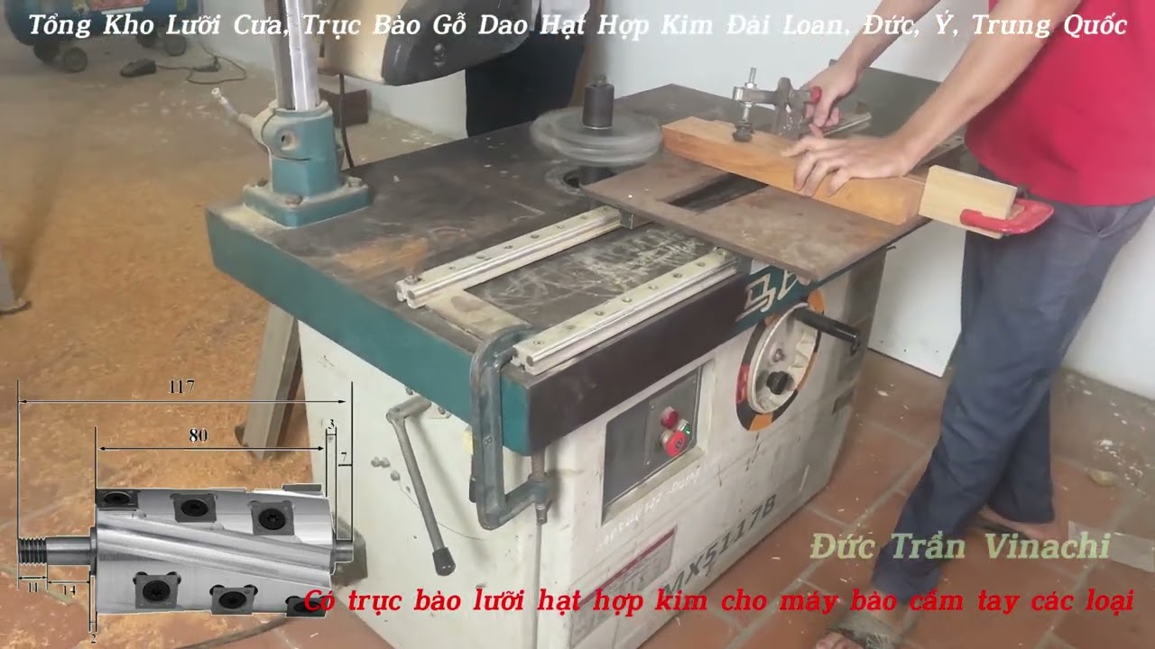 Bộ Dao Phay Làm Mộng Cửa Máy tubi, tupi Hợp Kim Đức 0981.118.008 #ductranvinachi #dungculammoc