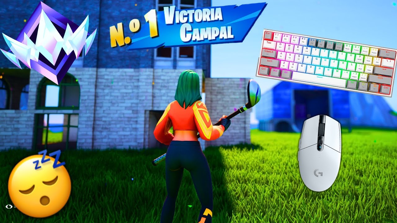 QUIERO SER UN PRO EN FORTNITE ASMR 😴 GRÁFICOS DE PS5 | Keyboard & Mouse Sounds 😍360FPS 4K