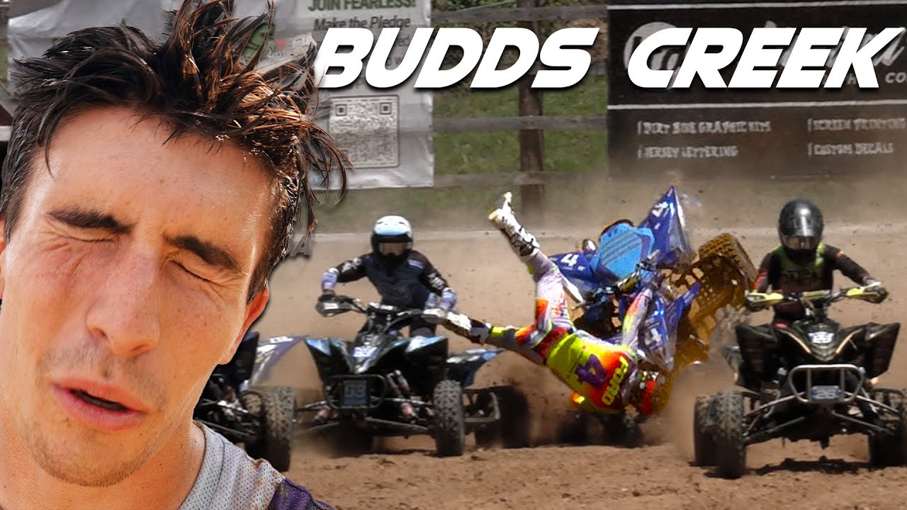 HUGE CRASH ON THE START!! Bryce Ford Come Back | Budds Creek Pro ATV MX