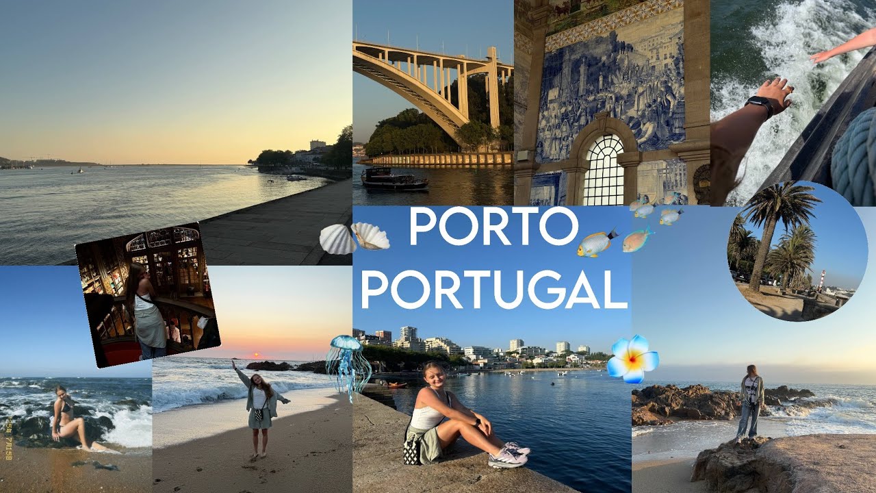 PORTO VLOG 🌊: португалия, летняя поездка, еда, океан🤍