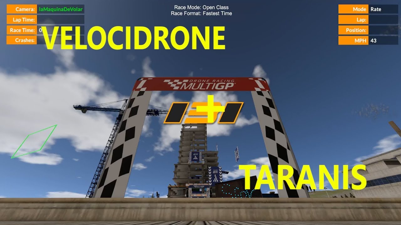 Como configurar el Velocidrone para volar con la Taranis QX7 - Tutorial