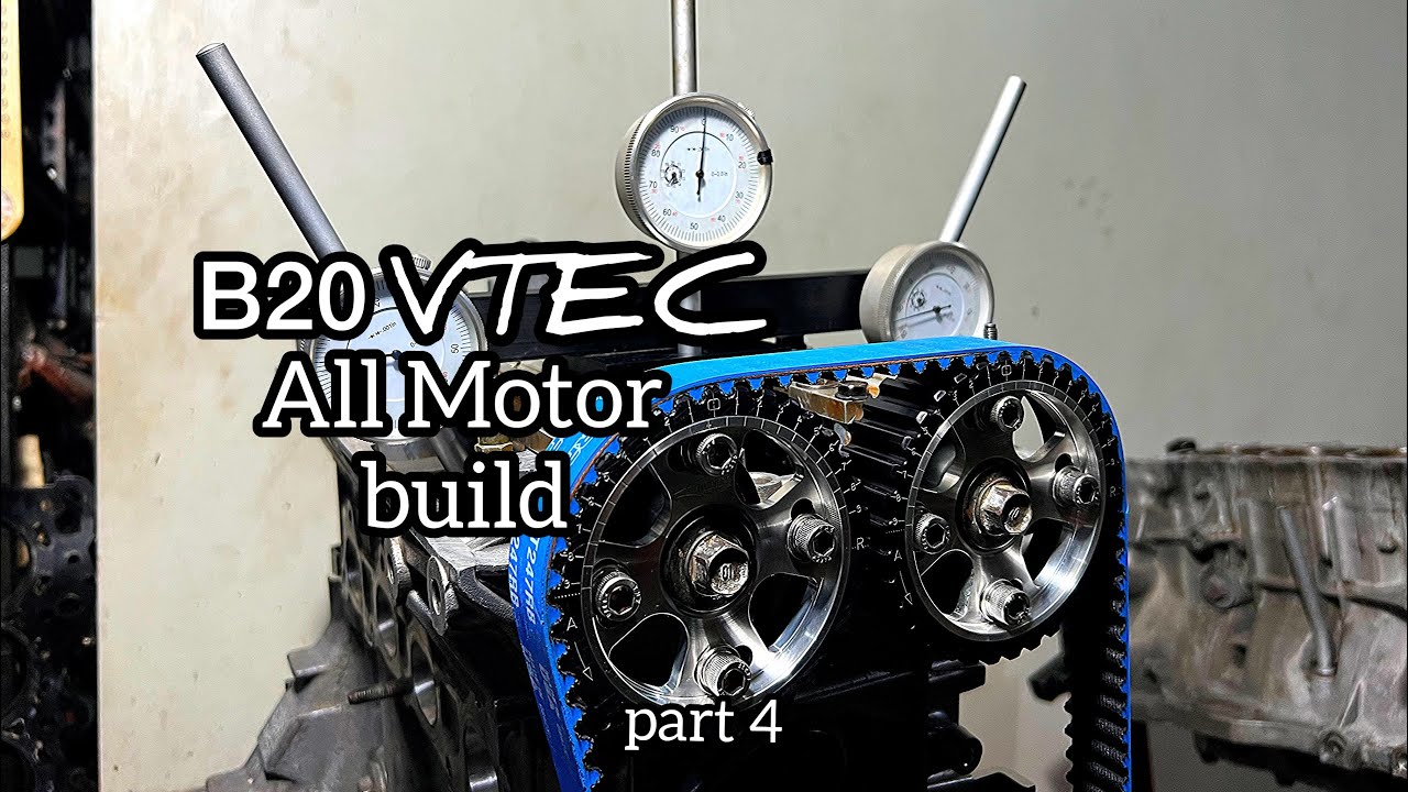 B20Vtec Build Part 4 Crower 403 Cam Degree  and Clay Test