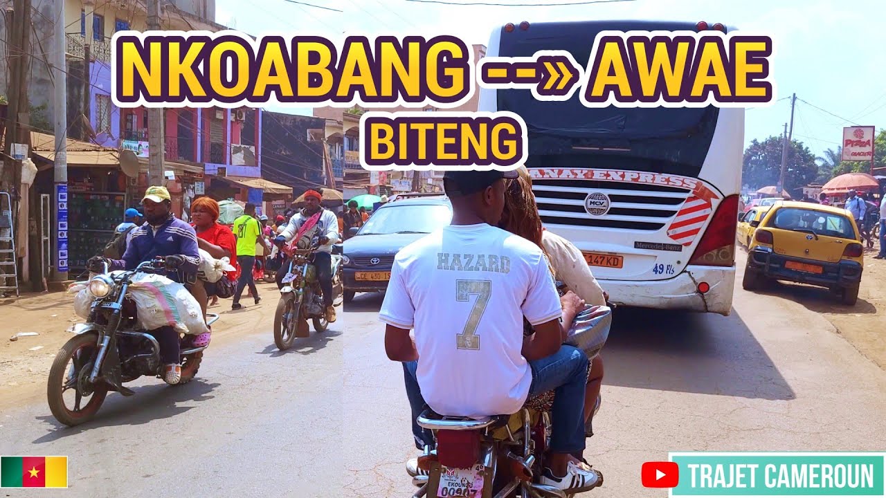 Visit to the city of Yaoundé: From the Nkoabang crossroads to Awae-staircase via Biteng and Nkomo