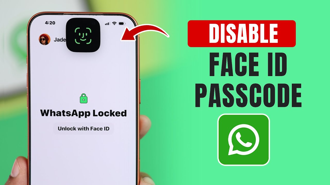 Как отключить блокировку по лицу в WhatsApp [iPhone]