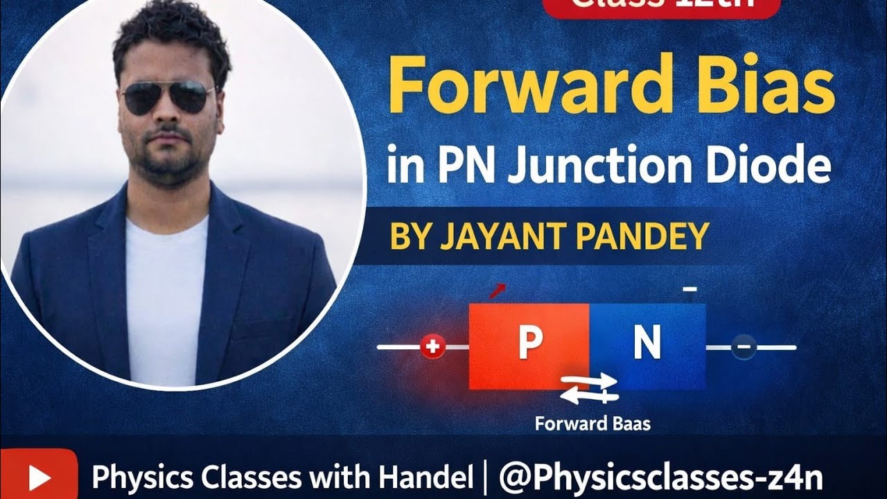 Forward bias in pn junction diode (@LearnPhysicsClasses )
