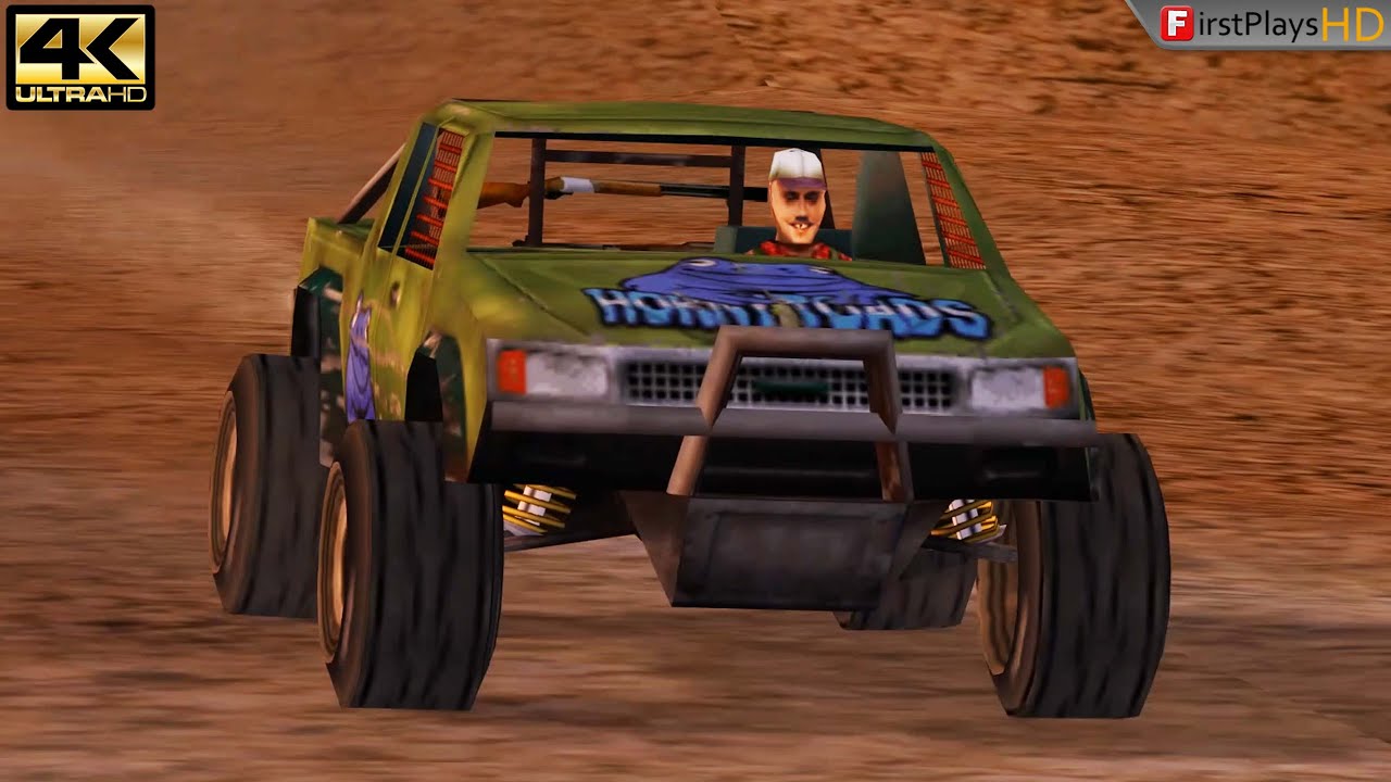 Off-Road Redneck Racing (2001) - PC Gameplay 4k 2160p / Win 10