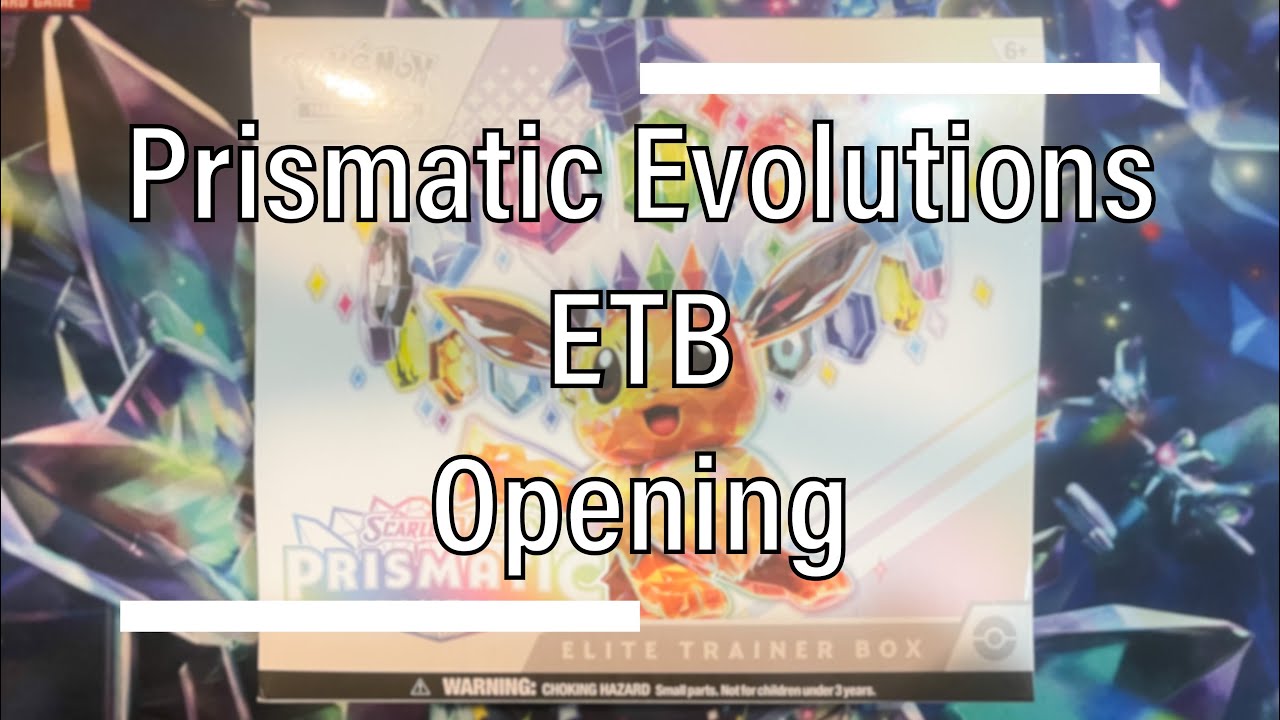 Prismatic Evolutions ETB Opening - Pokémon TCG