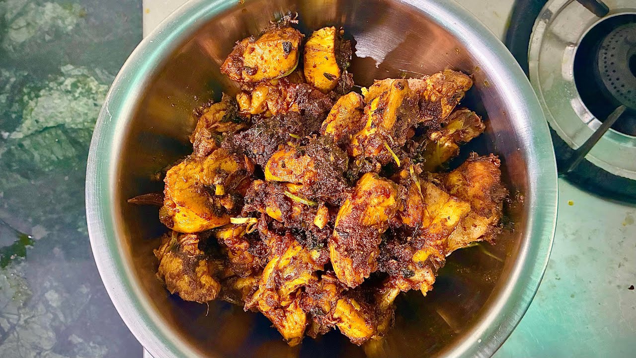 Simple And Easy Dry Chicken Fry 😋
