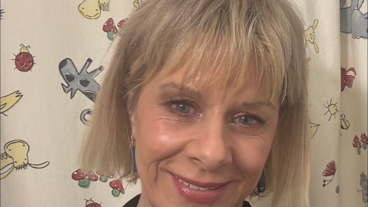 a soft makeup look with serum foundation + for 60 plus you can still wear black eyeliner 