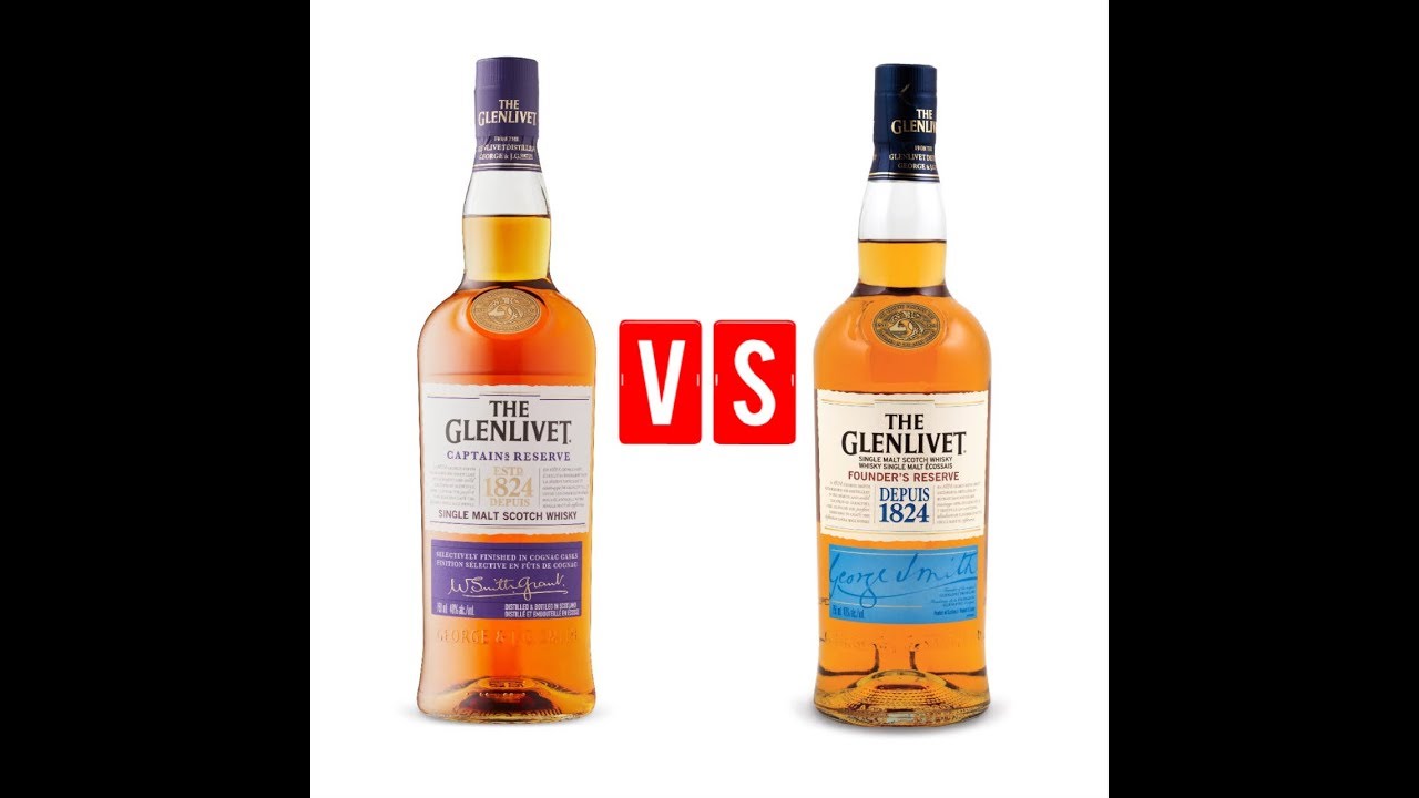 Glenlivet Captains Reserve vs Glenlivet Founders Reserve