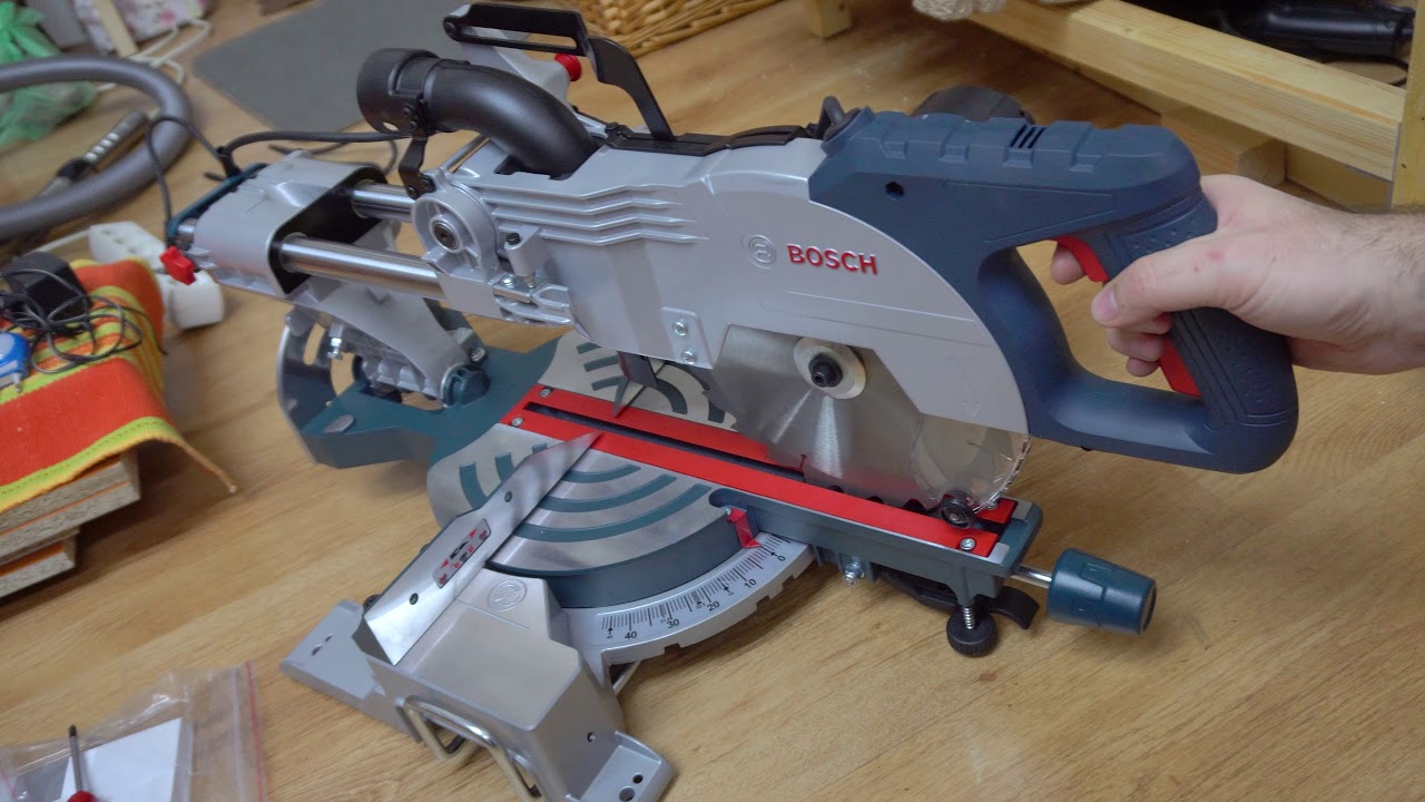 Bosch GCM 800 SJ Professional - Sliding Mitre Saw, Soft Start, ⌀216/30 mm blade (Review)