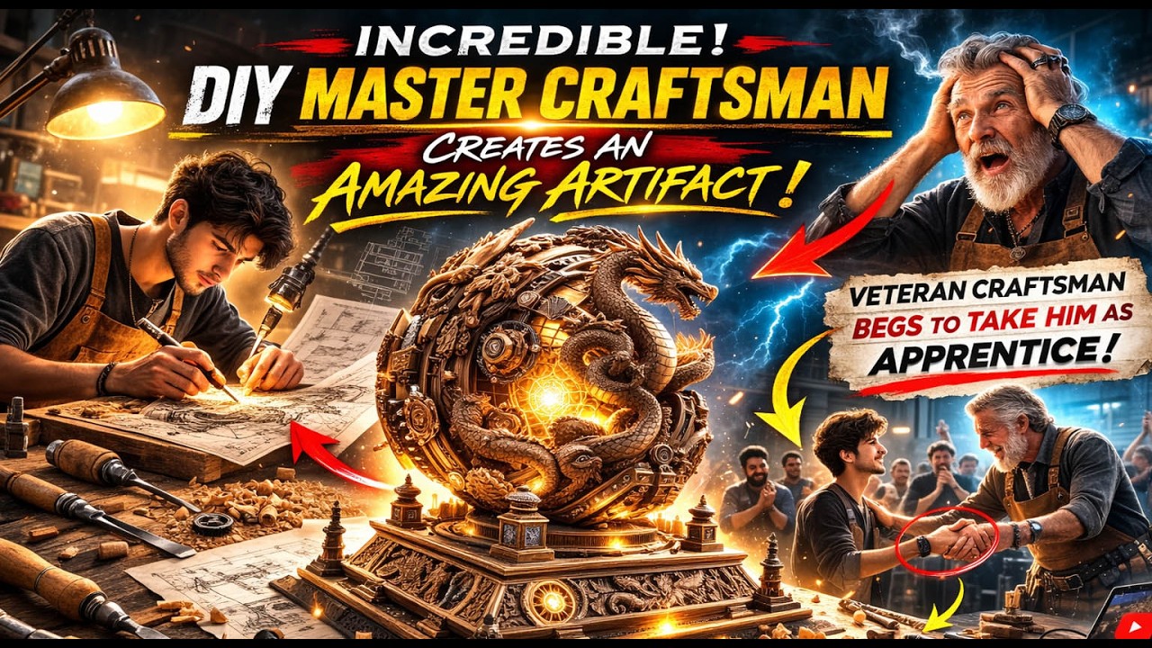 Incredible DIY Masterpiece | Veteran Craftsman Shocked by Handmade Artifact’s Insane Detail