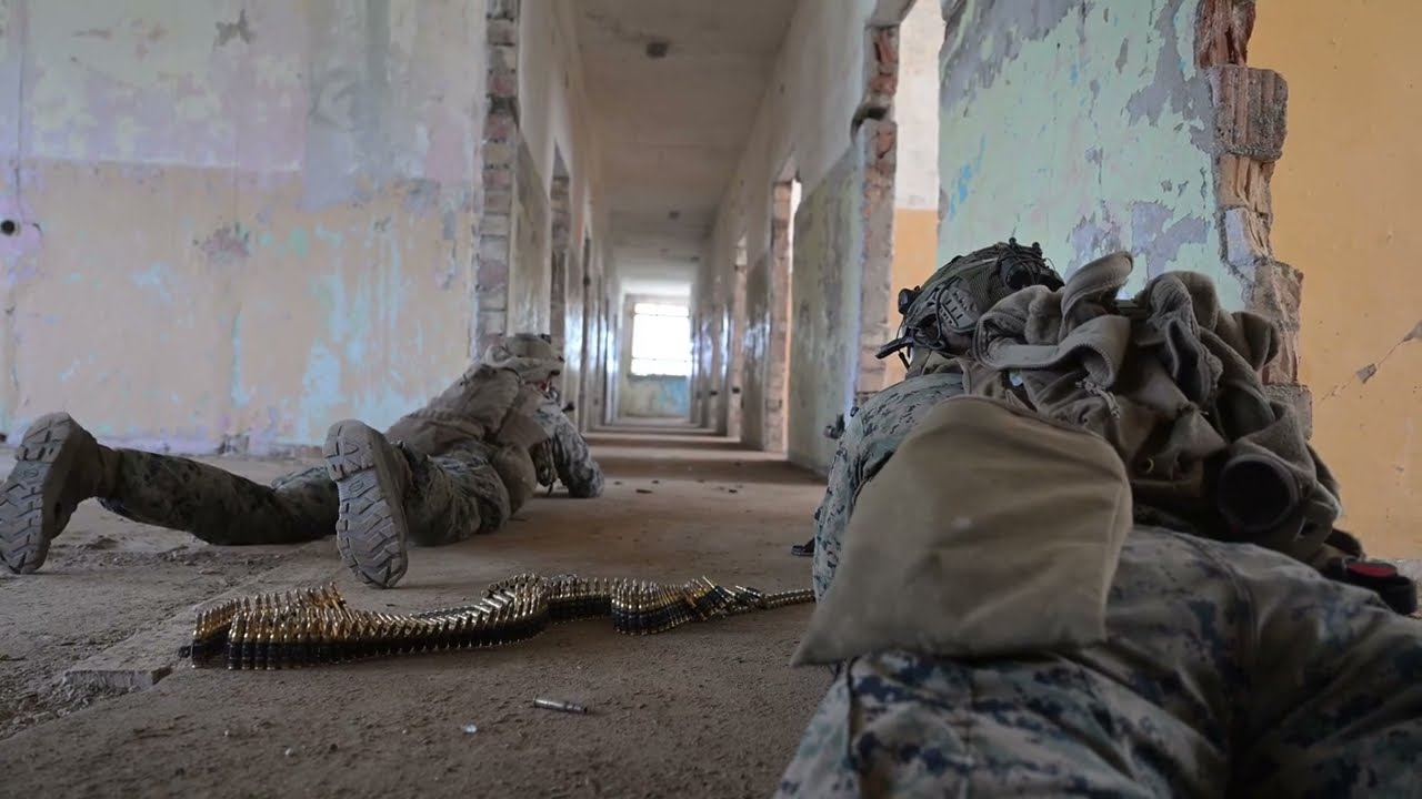 CQB - U.S. Marines with Italian and Latvian Allies in Skrunda, Latvia