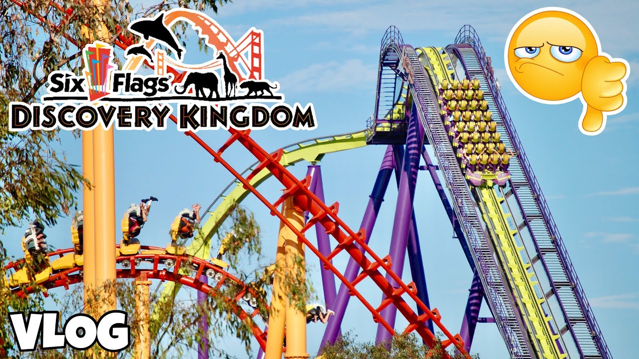 Неужели Six Flags Discovery Kingdom настолько плох?! — Вальехо, Калифорния | VLOG [2025]