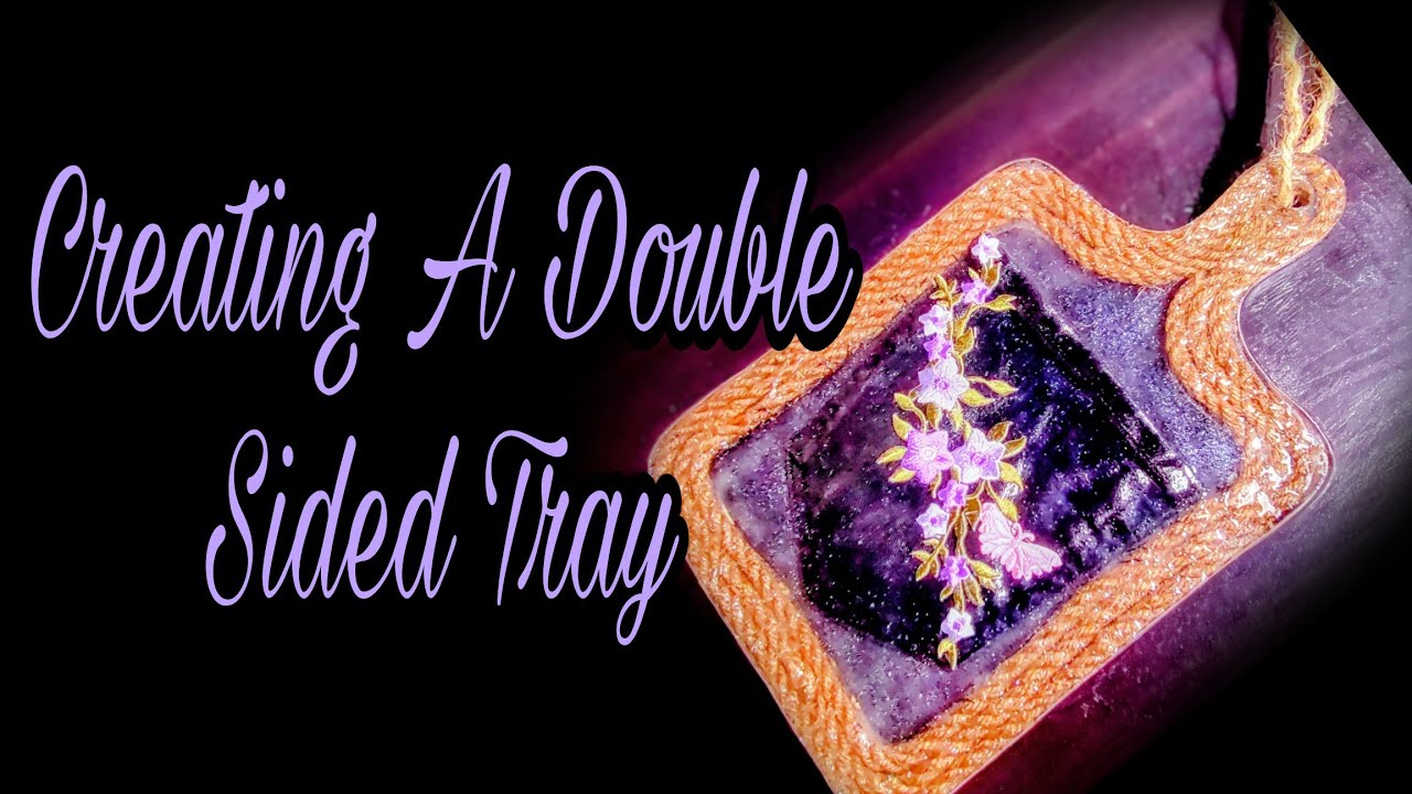 Double sided resin tray