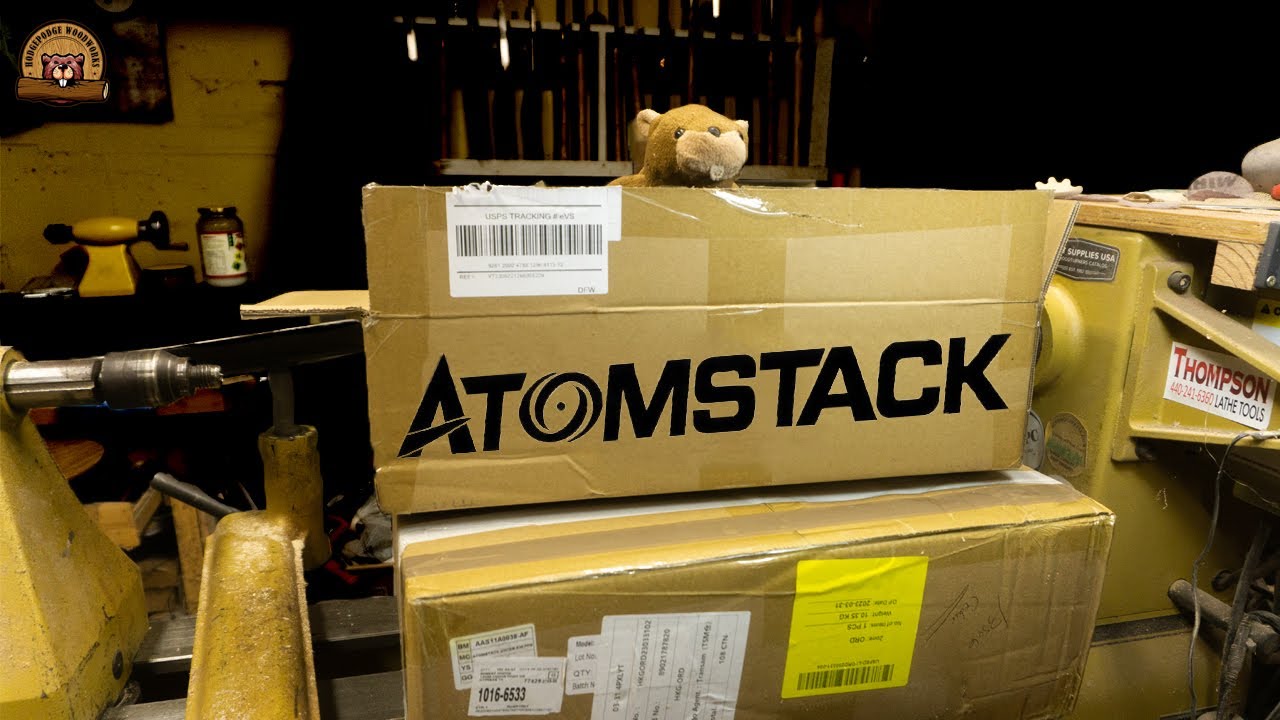 Woodturning with the Atomstack A30 Pro Laser Engraver!