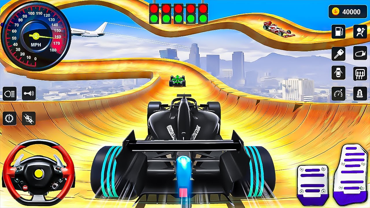 Crazy Mega Ramp Formula Car Racing 3D - Extreme GT Car Stunts Master 2025 - Android Gameplay