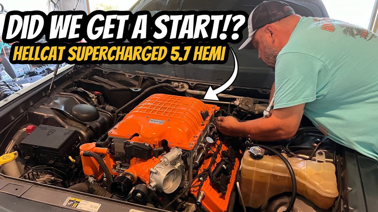 Сборка Hellcat Supercharger на моём Hemi 5.7 Challenger (часть 2)