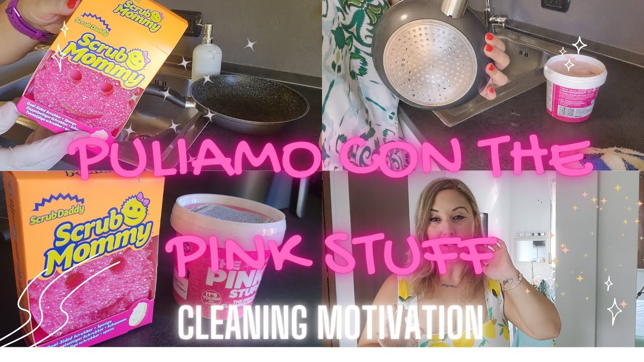PULIZIE MOTIVAZIONALI: PULIAMO CASA CON THE PINK STUFF #pulizie #home #cleaning