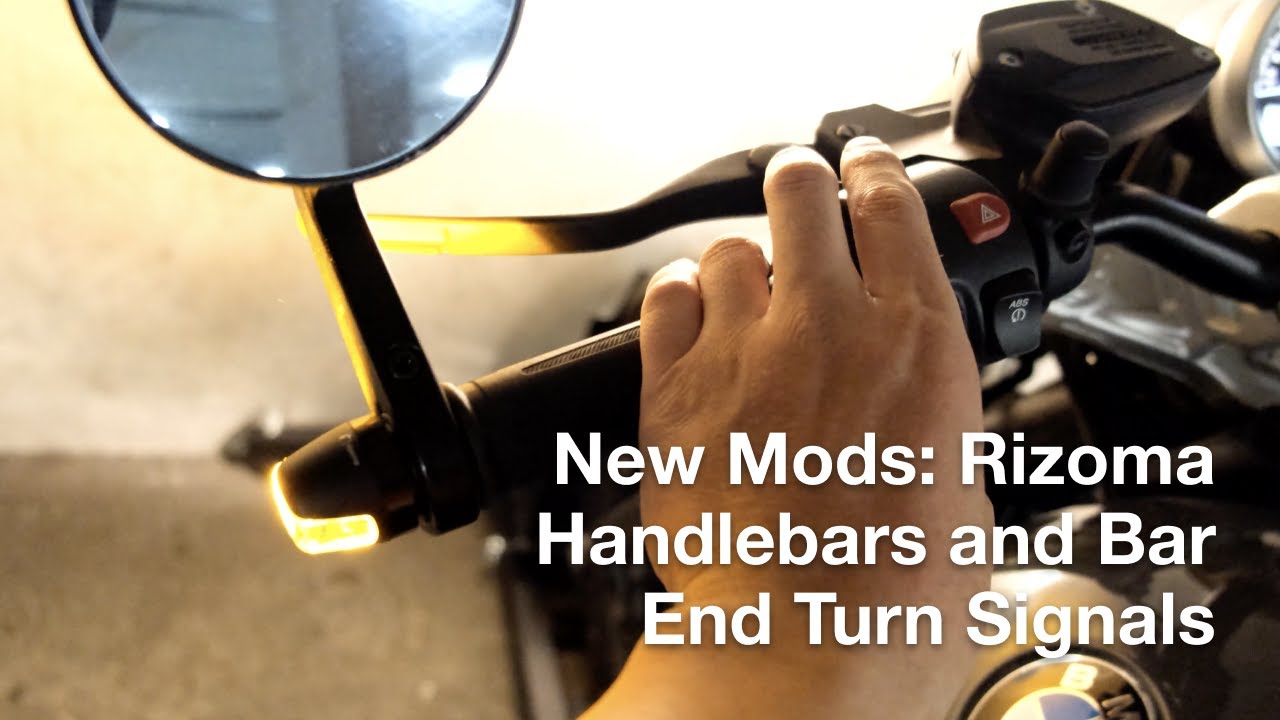New Mods for my RnineT Pure: Rizoma Handlebars and Bar End Turn Signals!