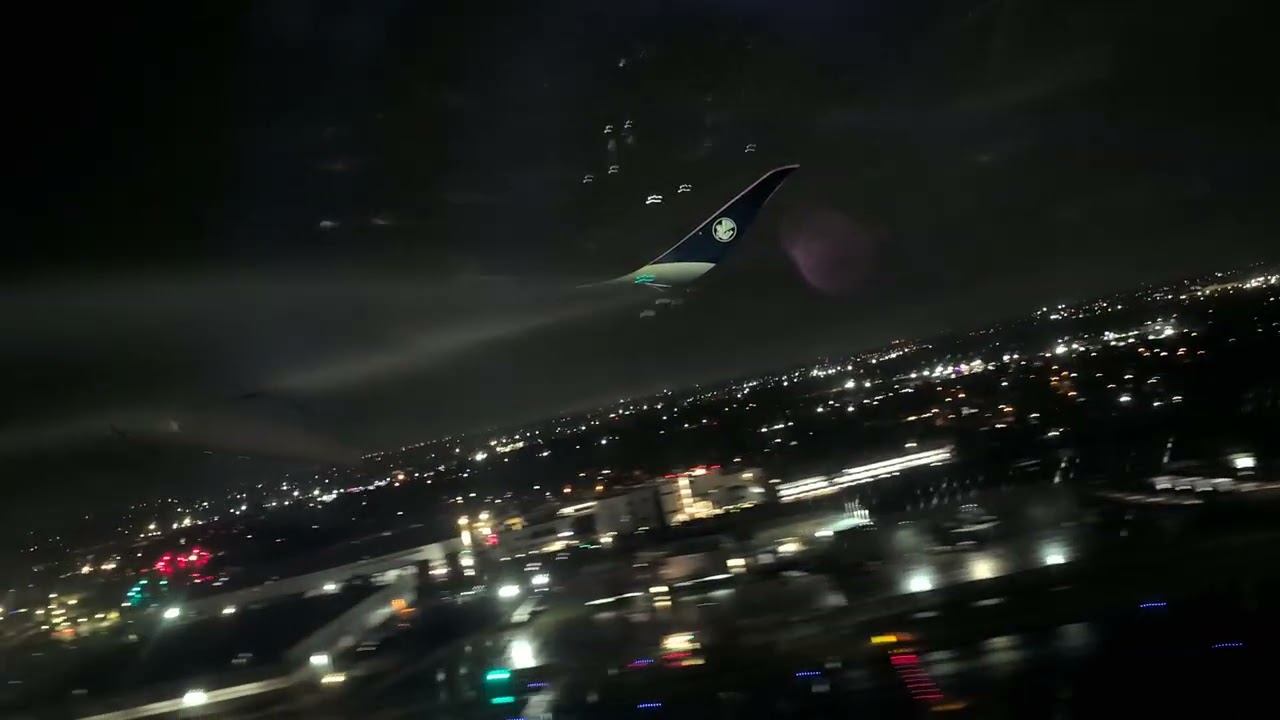 Décollage Johannesbourg Airfrance A350-900