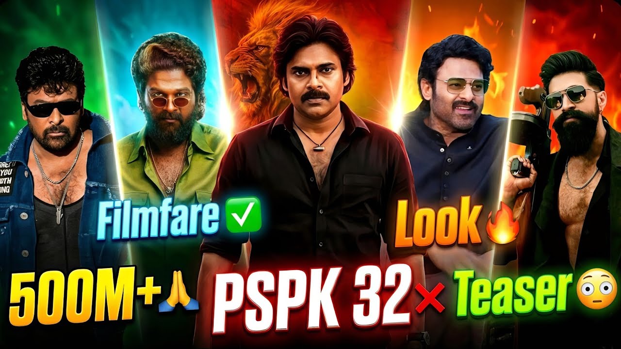 Filmfare 2026😍| Toxic Teaser Review😳| PSPK 32 | Prabhas Fauzi Look🔥| Power Of Movie Lover